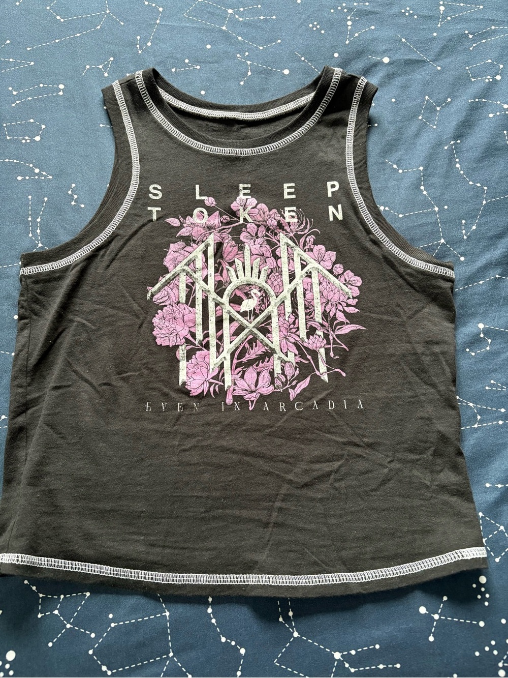 NEW LISTING ✨ NWOT Sleep Token Cropped Tank Top